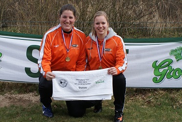 Silke Tulk (CT Veld en Allround) en Merlin Leussink (CT Zetten)